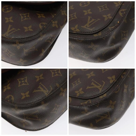 LOUIS VUITTON Monogram Monogram Saint Cloud GM Shoulder Bag M51242 Auth 122628 - Picture 14 of 16